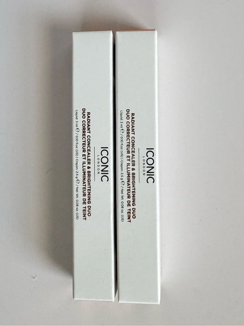 ICONIC London Radiant Concealer & Brightening Duo Neutral Tan – 2 Pack